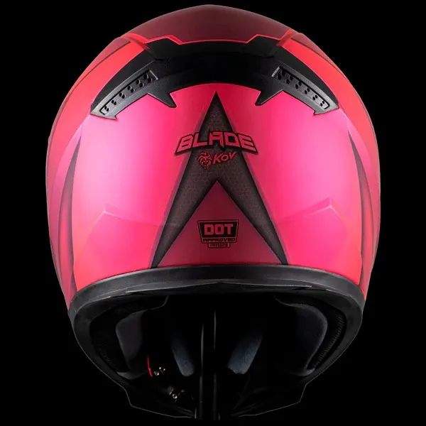 CASCO NOVAK BLADE METAL ROSA