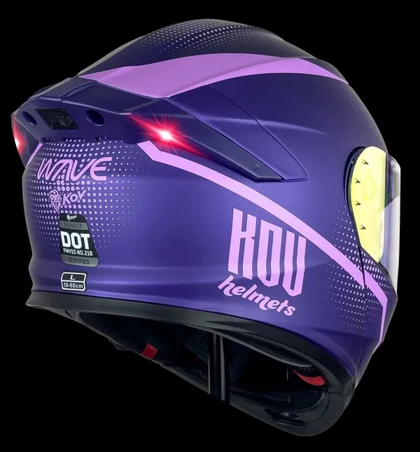 CASCO THUNDER WAVES MORADO