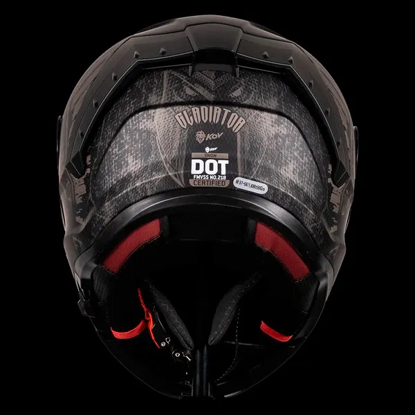 CASCO SNOW GLADIATOR NEGRO MATE