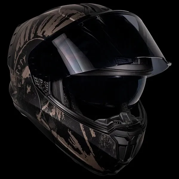 CASCO SNOW GLADIATOR NEGRO MATE