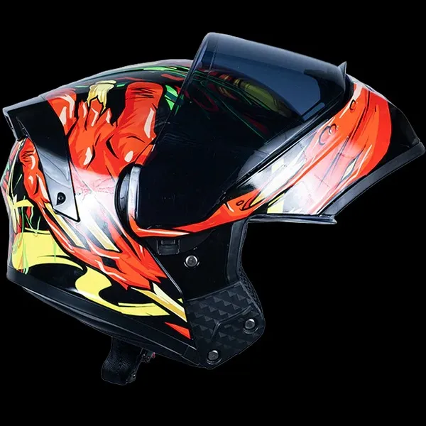 CASCO ESTELAR ZOMBIE ROJO