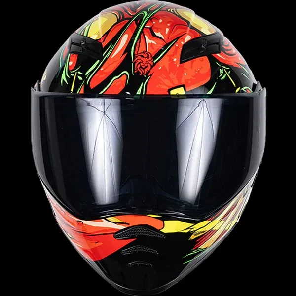 CASCO ESTELAR ZOMBIE ROJO