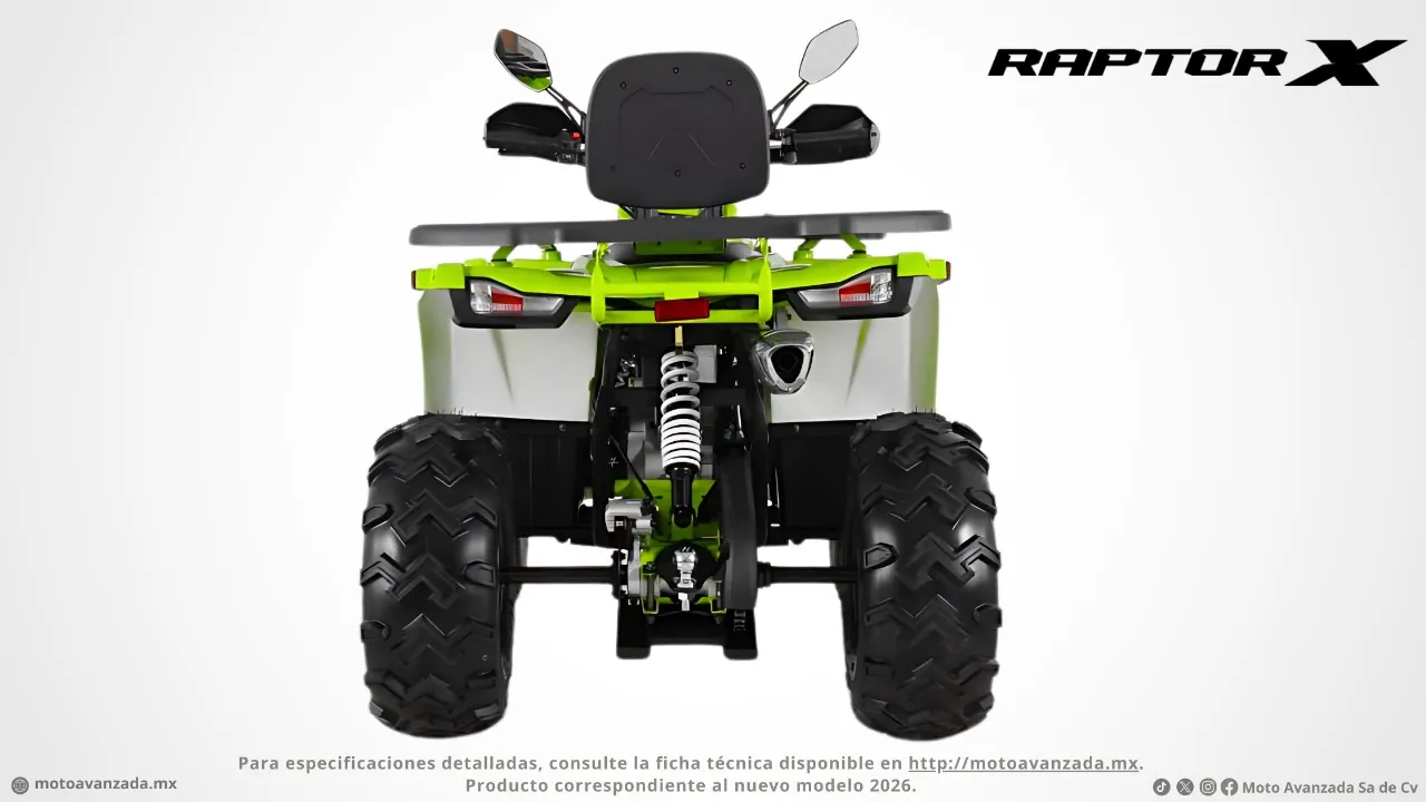 CUATRIMOTO AVANZADA RAPTOR X